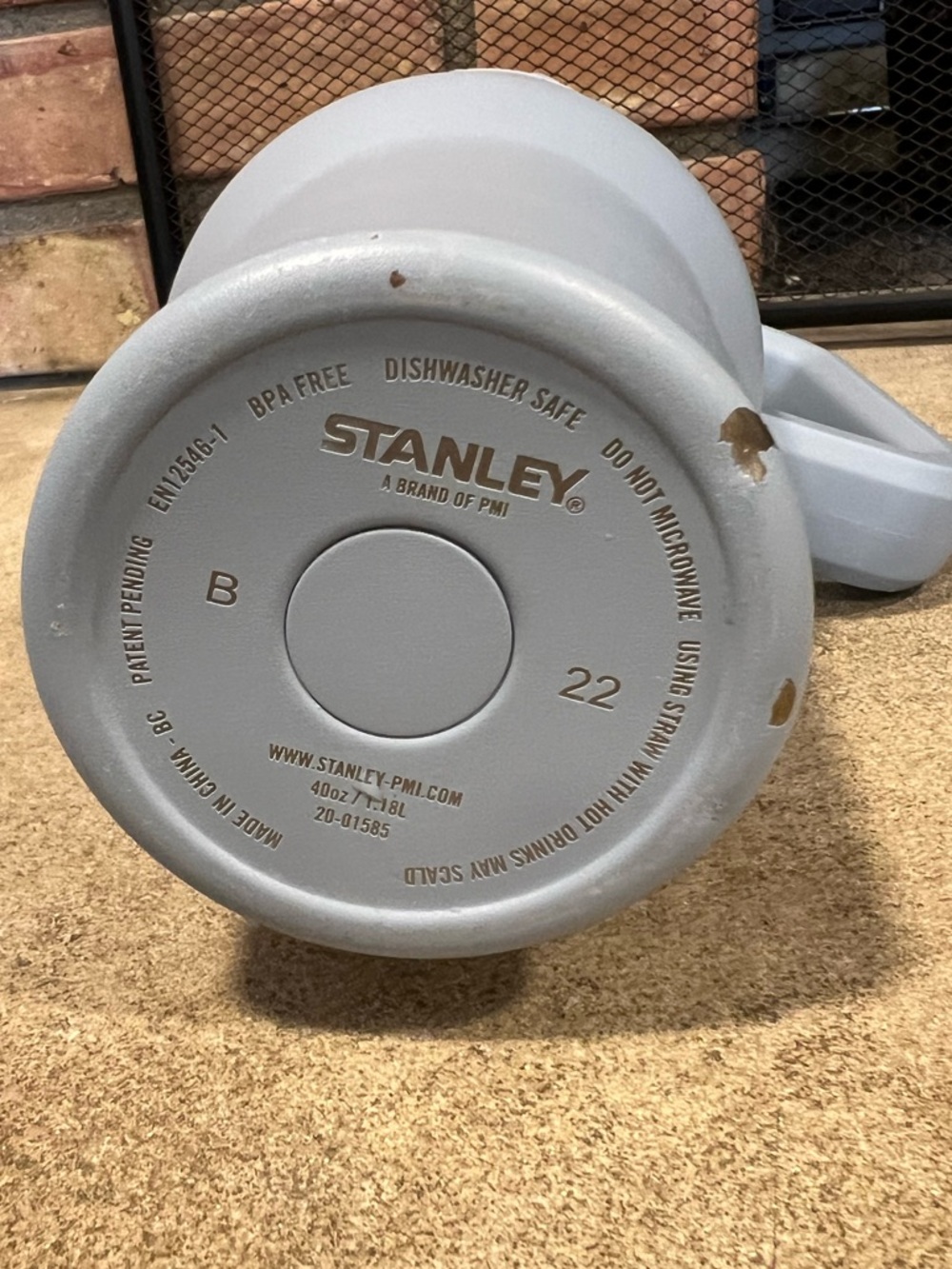 Stanley Quencher H2.0 40oz Chambray Blue Tumbler Cup w/ Handle & Straw - Picture 6 of 6